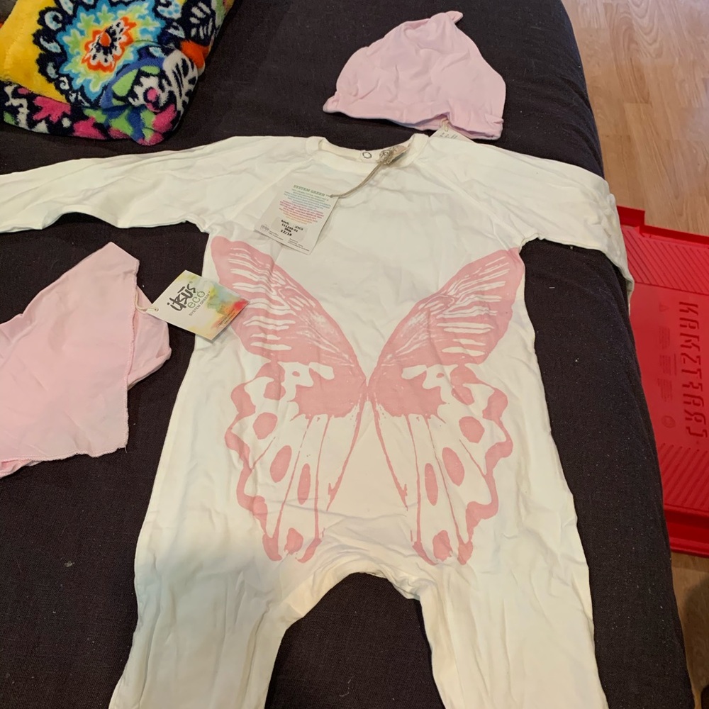 NIP ITSUS ORGANIC Kid Onesie+ Butterfly 12-18 mth